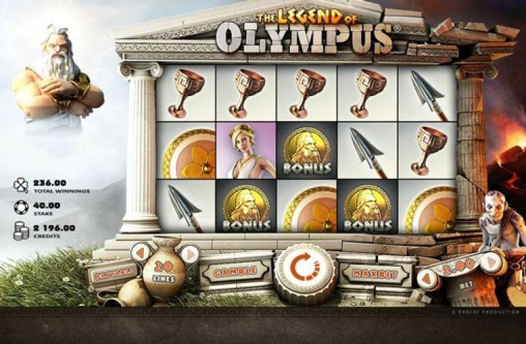 Слот The Legend of Olympus играть бесплатно