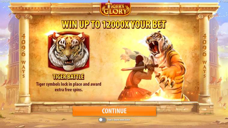 Онлайн слот Tiger’s Glory играть