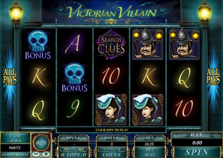 Онлайн слот Victorian Villain играть