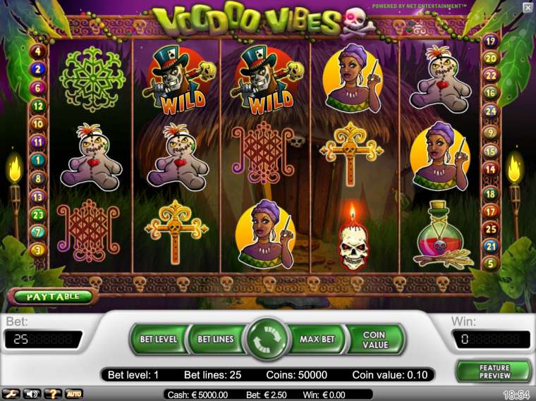 Онлайн слот Voodoo Vibes играть