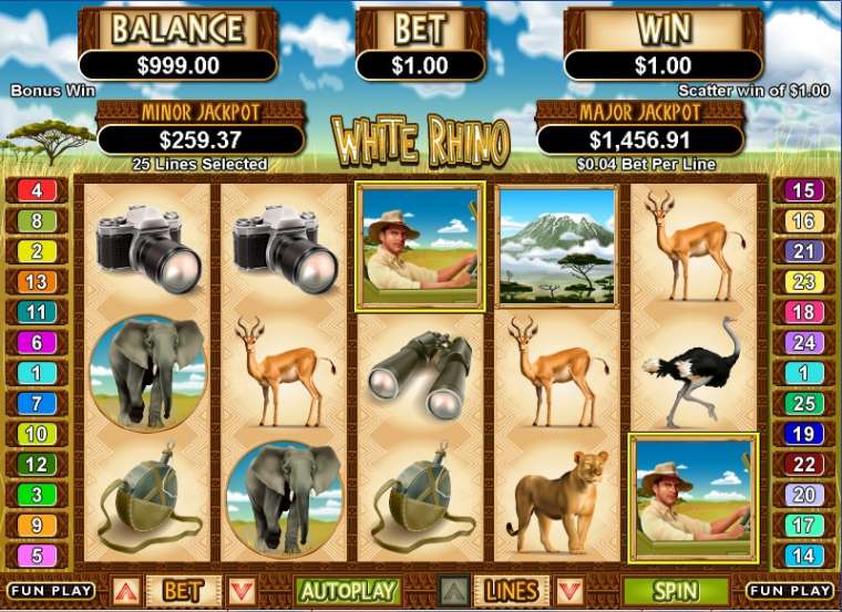 Онлайн слот White Rhino играть