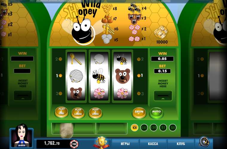 Онлайн слот Wild Honey играть