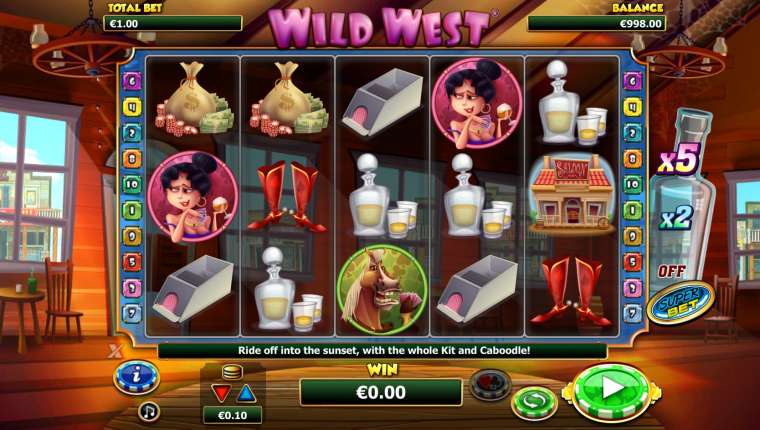 Онлайн слот Wild west играть