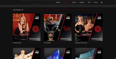 Media Live Casino: Каталог Media Live Casino